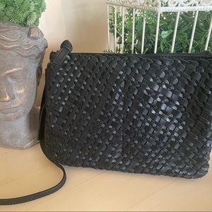 NWT Madewell woven leather bag